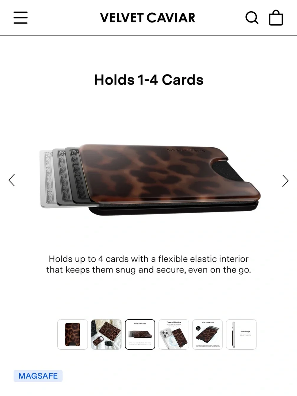 Velvet Caviar - it girl leopard case